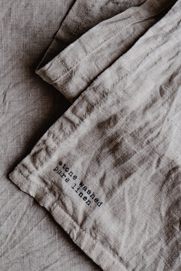 Text Printed On Cloth