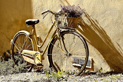 Yellow Mamachari Bike