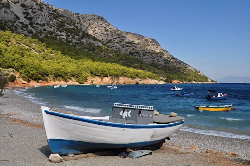 A Fishing Boat on Shore