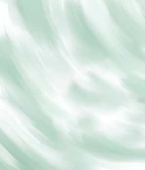 A flowing pastel abstract swirl painting with soft hues and smooth texture.