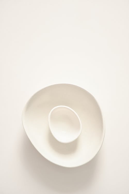 White Still Life with Porcelain Bowls