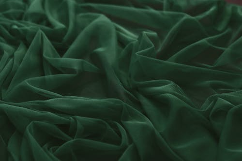 Sheer Green Fabric