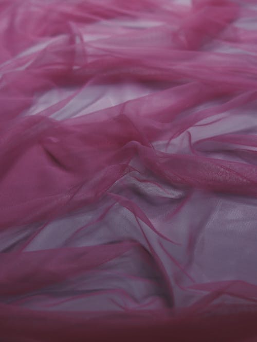 Free Sheer Pink Fabric Stock Photo