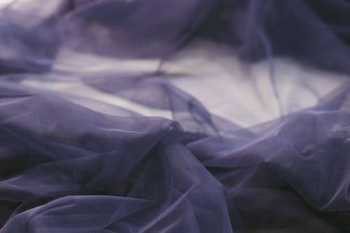 Sheer Blue Fabric