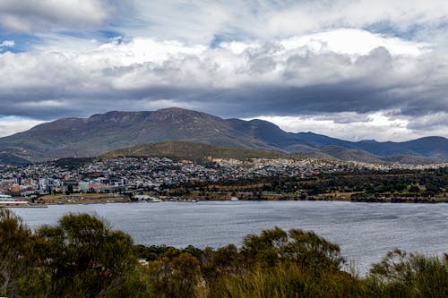 Free Hobart as seen from the Rosny Hill Lookout Stock Photo