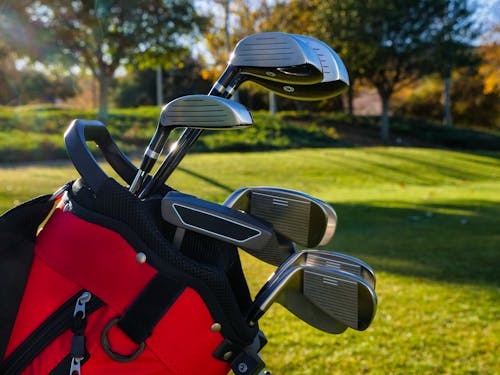 Free Close Up Photo of Golf Clubs Stock Photo
