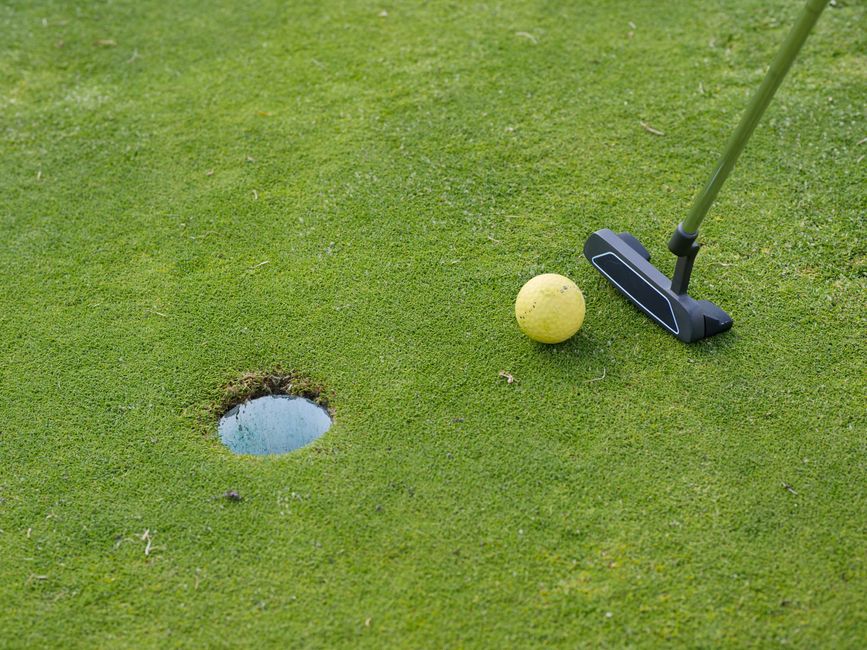 artificial turf golf green