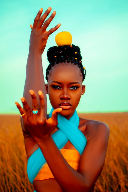 Portrait of a Woman in a Field