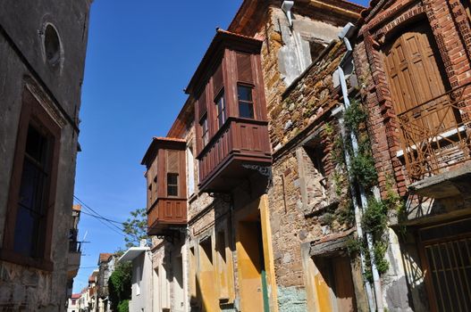 A Narrow Alley in Between Buildings