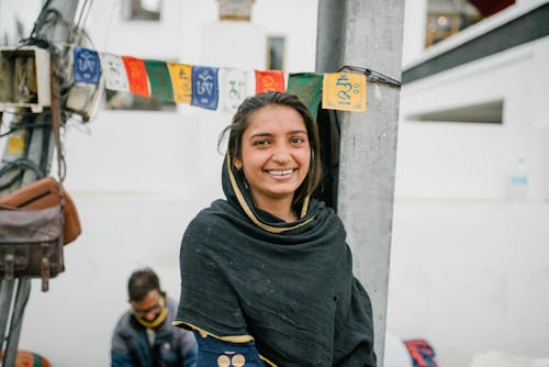 Photo of a Woman Smiling