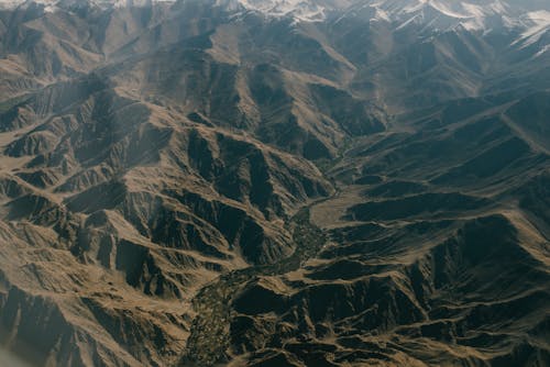 Texture of Brown Mountains