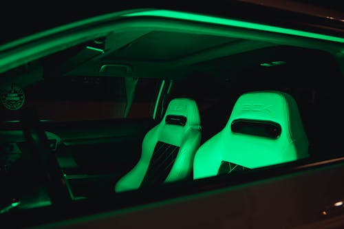 Illuminated Car Interior