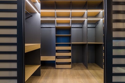 Modern Design of a Walk-in Closet