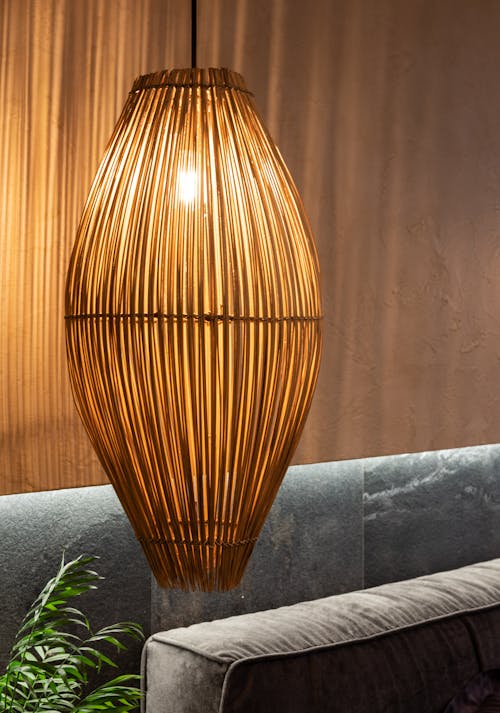 Hanging Bamboo Lamp 