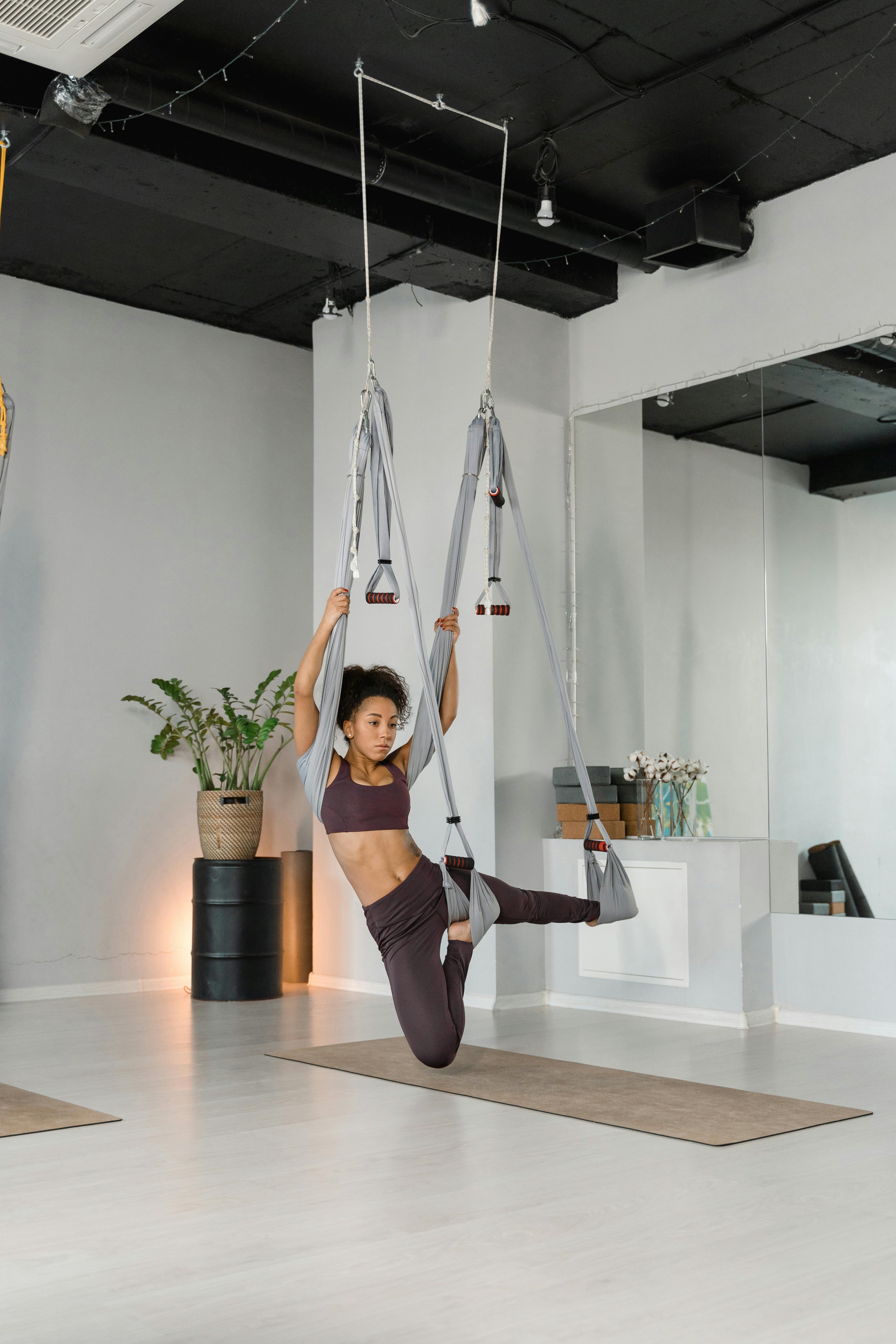 Woman Exercising Indoors · Free Stock Photo