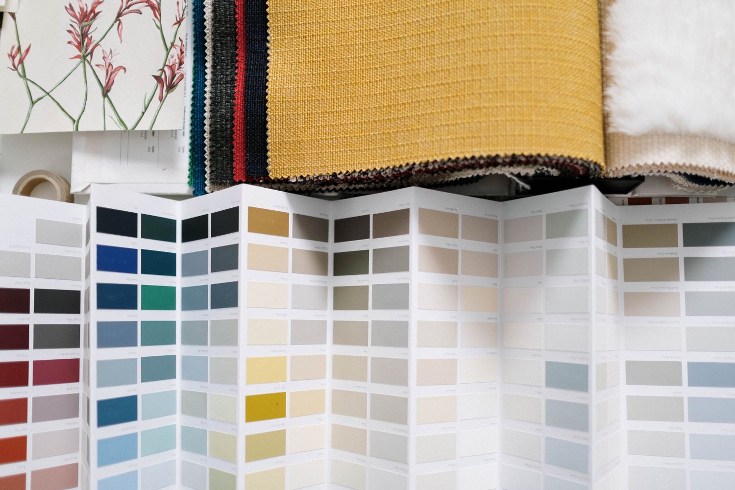 Tissus, couleurs et échantillons de tapisserie haut de gamme