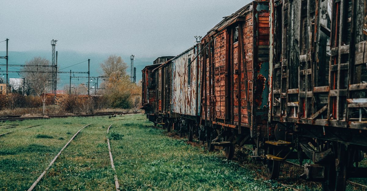Train Rusty Ront Rusty Train on Railroad · Free Stock Photo