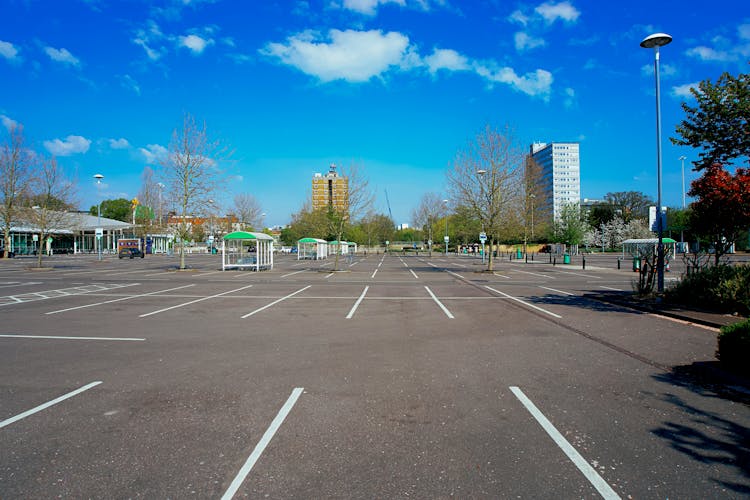 An Empty Parking Area