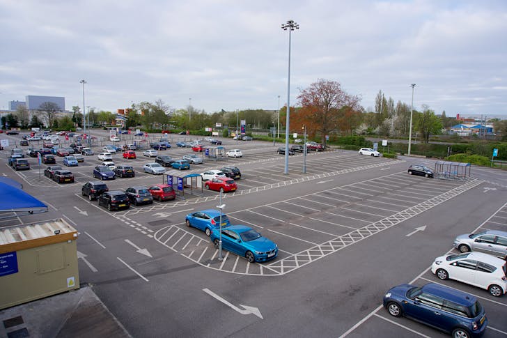 Parking Lot at Shopping Centre