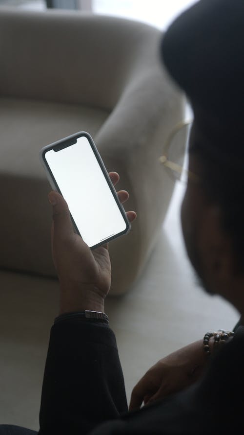 A Person Holding a Smartphone