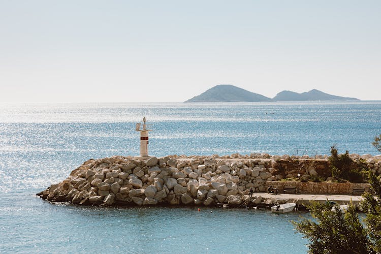 Lighthouse On The End Of A Rocky Archipelago 