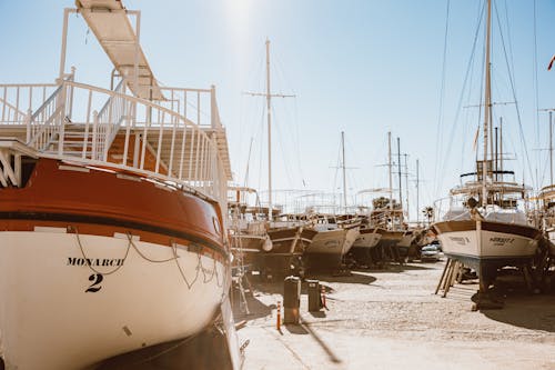 Boats on Sand