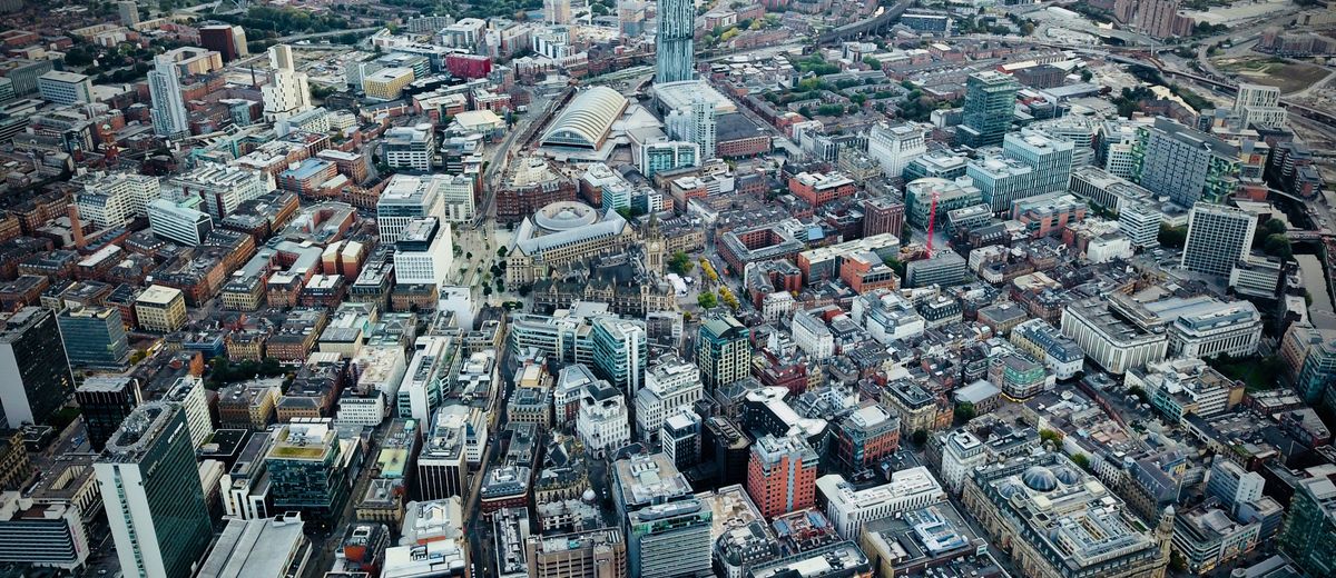 Vista aérea de Mánchester