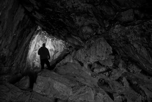 Free stock photo of against the light, alone, cave