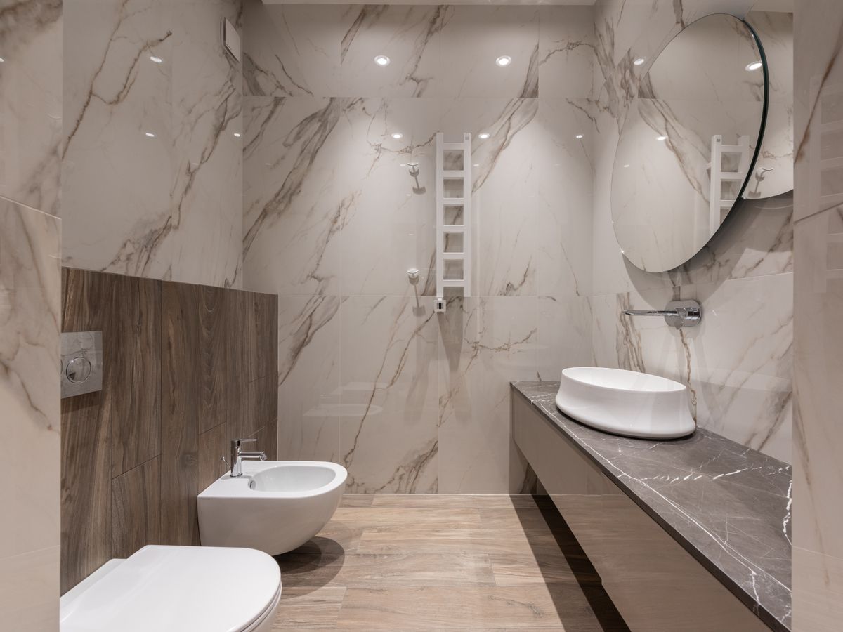 Transitional bathroom style Riverside County