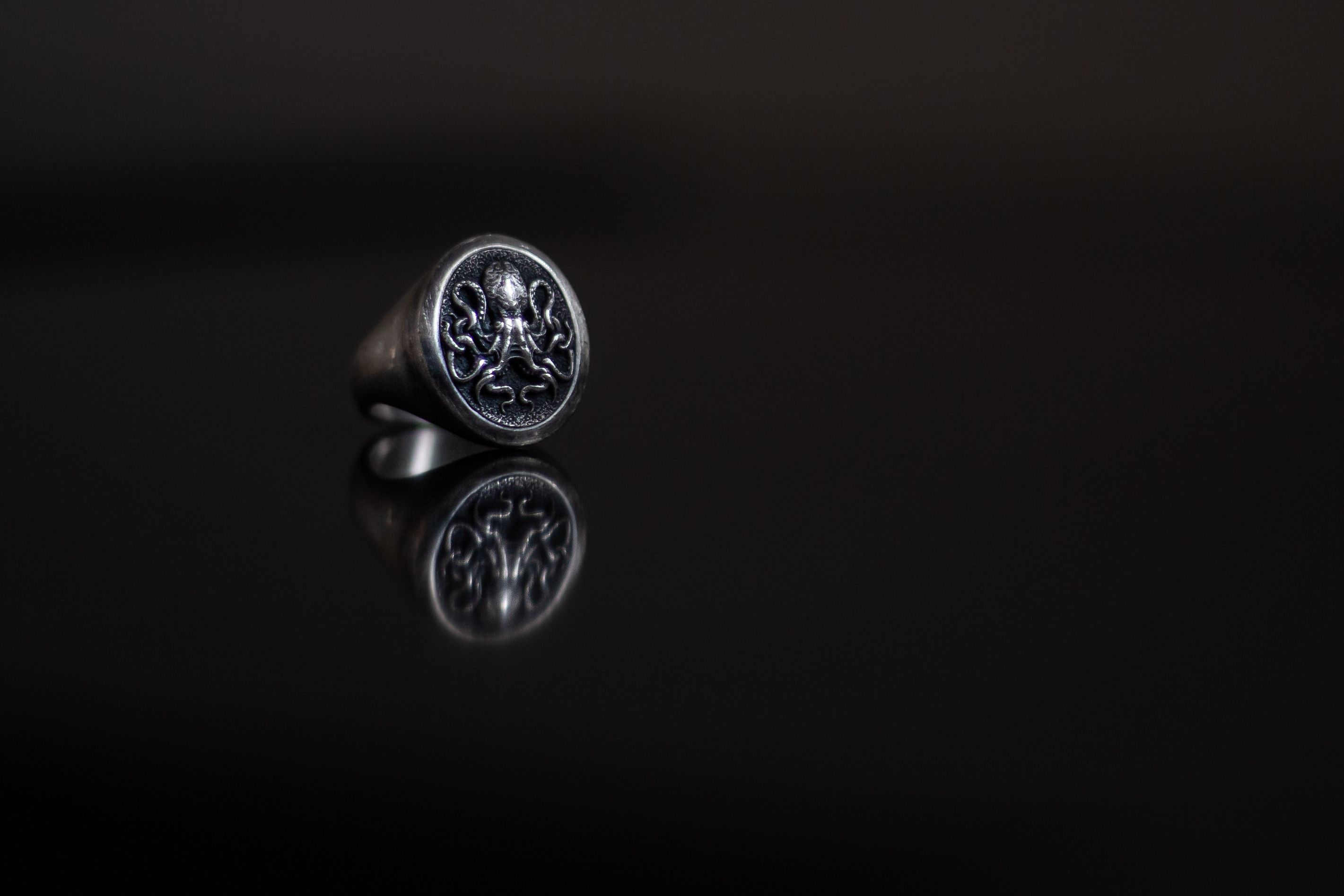 octopus signet ring