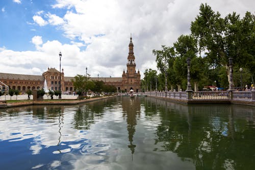 Scenic Photo of Plaza de Espana in Spain 