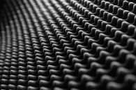 Black and White Chevron Textile