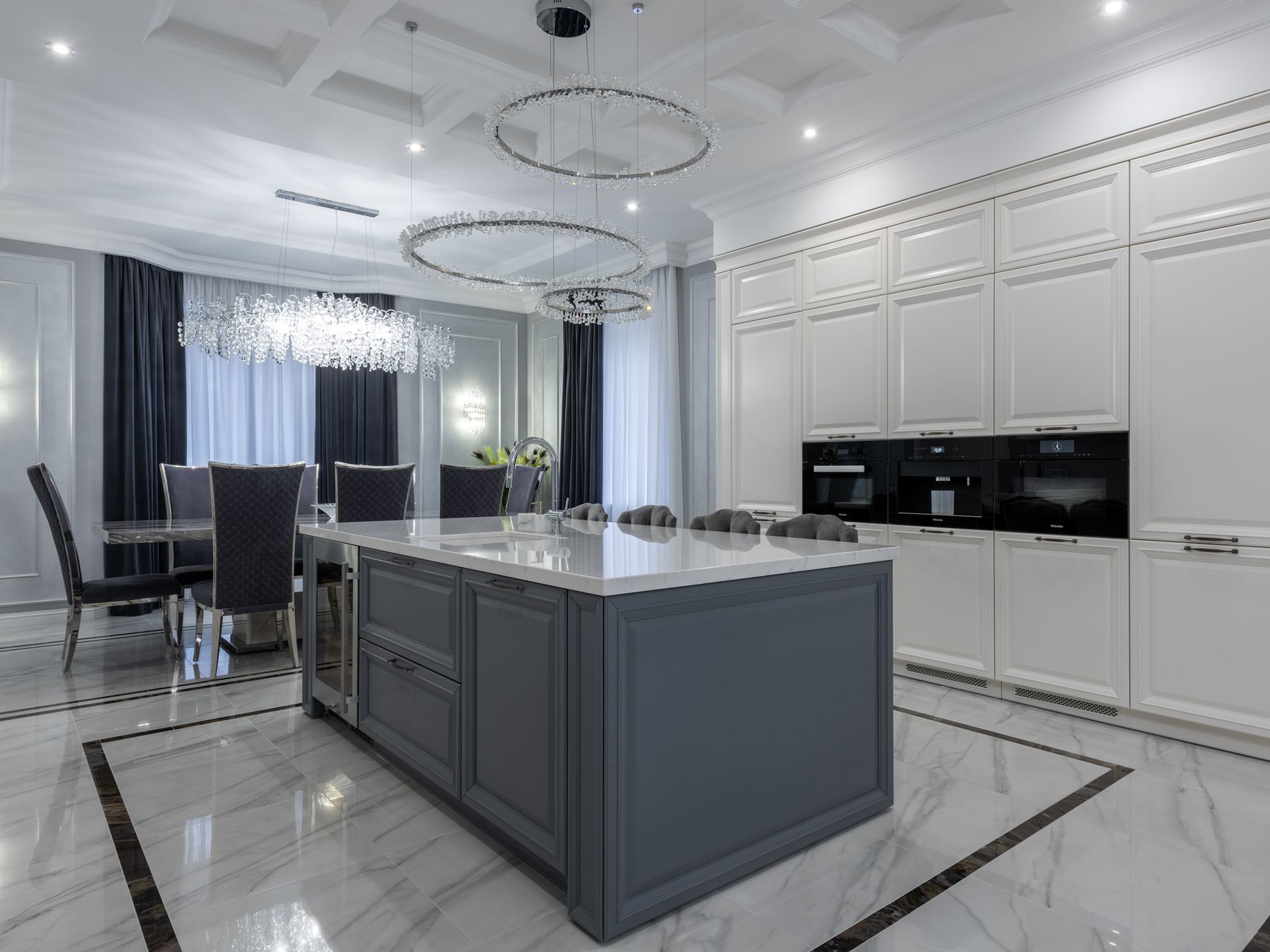 Kitchen Spraying in Southborough — walls rolled to an even, flat finish