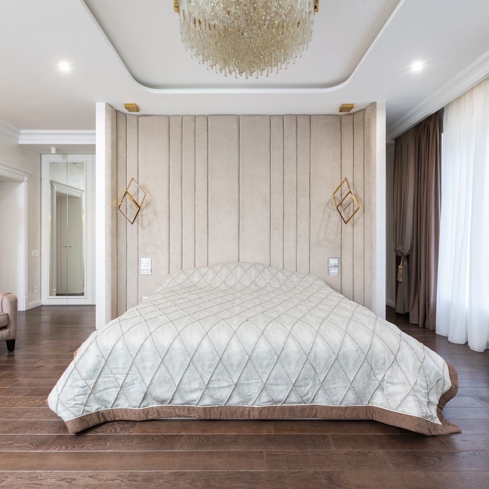 Wallpapering in Barking — clean edges cut in around trim and sockets