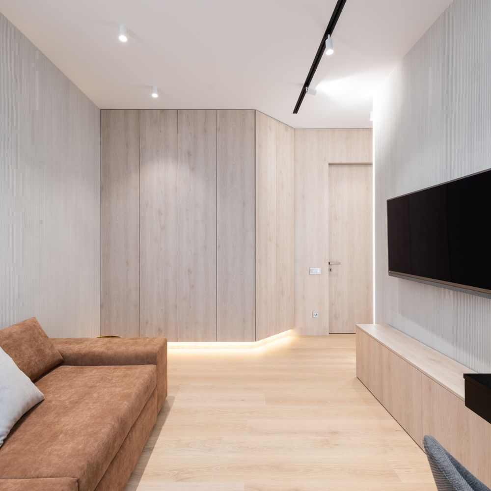 Wallpapering in The Hyde — surfaces prepped and cut in by hand