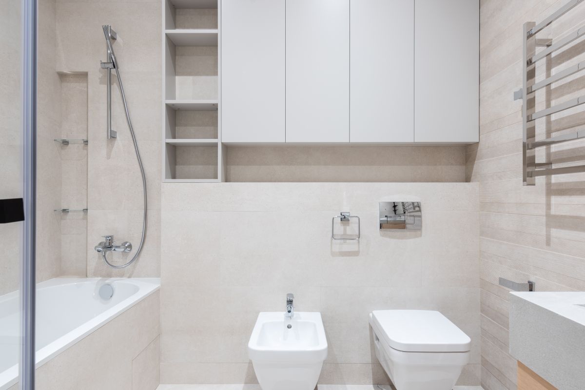 Baño con estilo minimalista