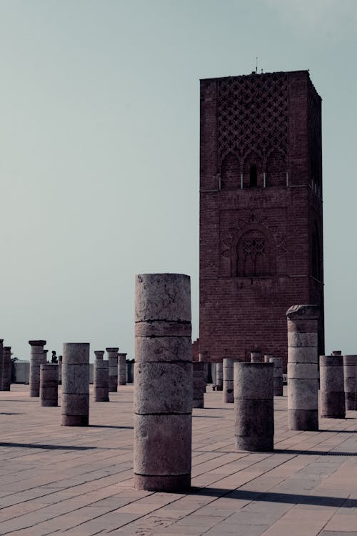 Hassan Tower in Rabat in Morocco