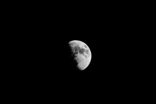 Moon on Night Sky