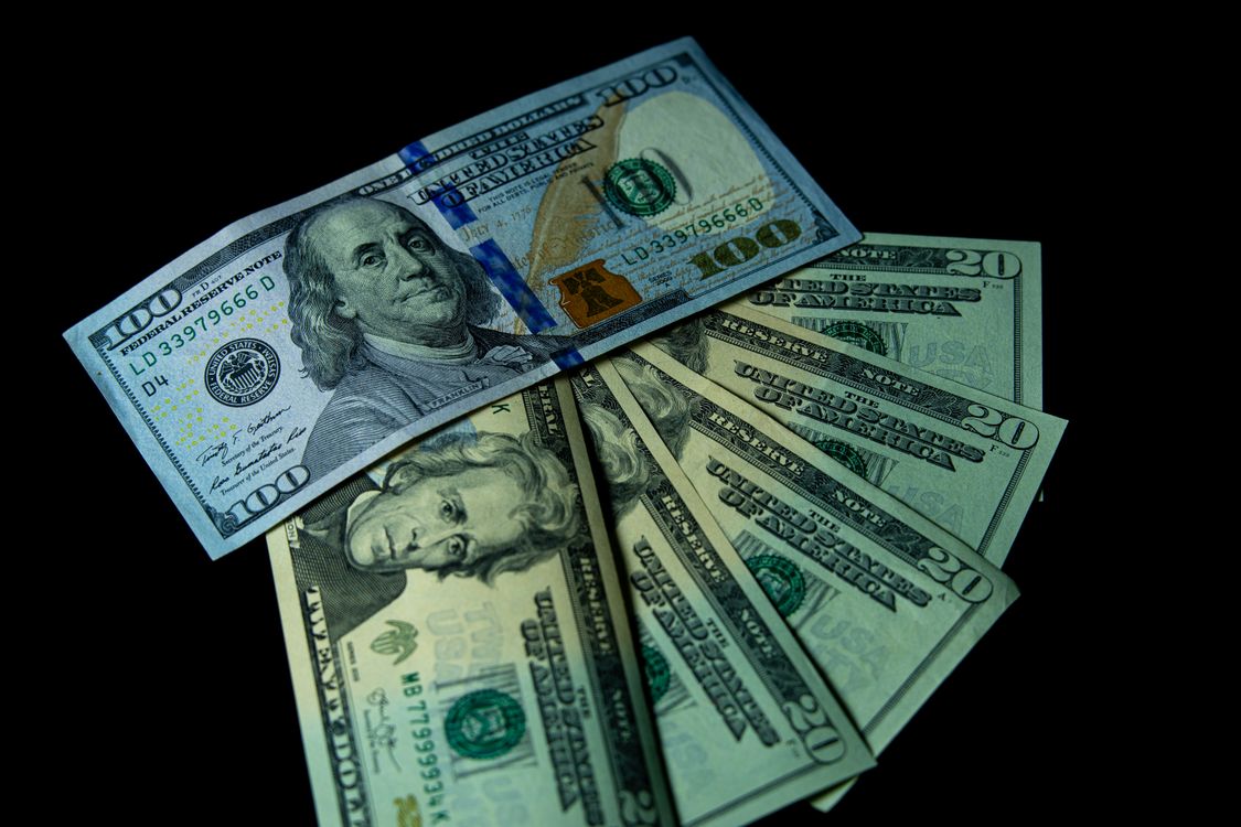Assorted U.S. dollar bills in different denominations