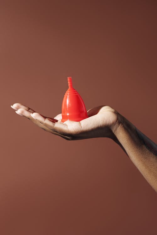 Person Holding Red Plastic Cup