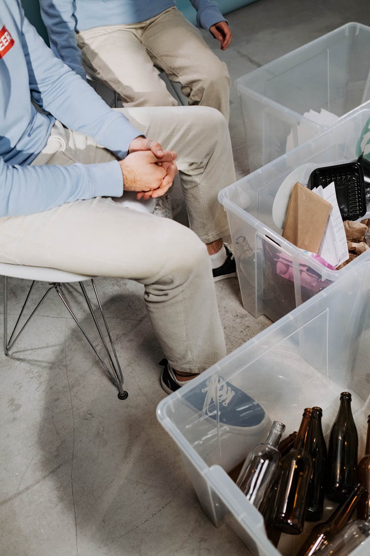 People Sorting Garbage