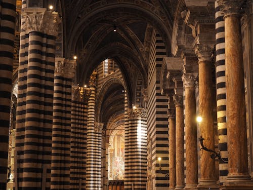 Columns and Archways in a Church