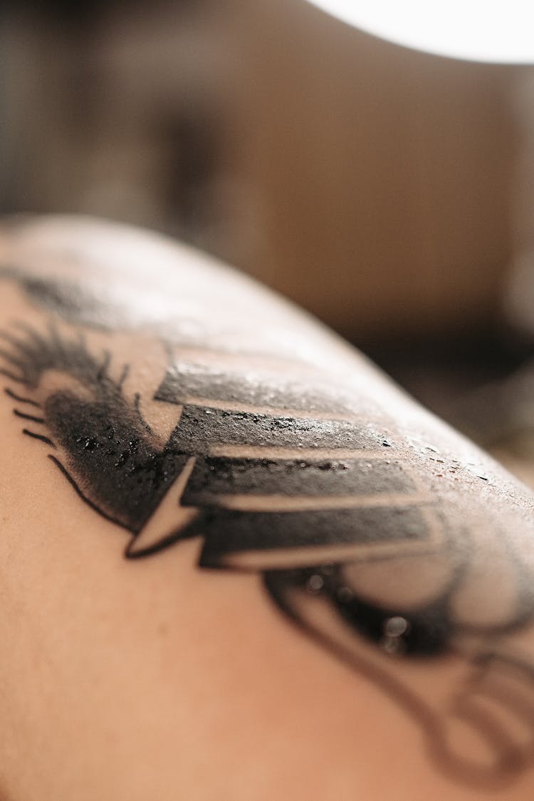 Close Up Of New Tattoo