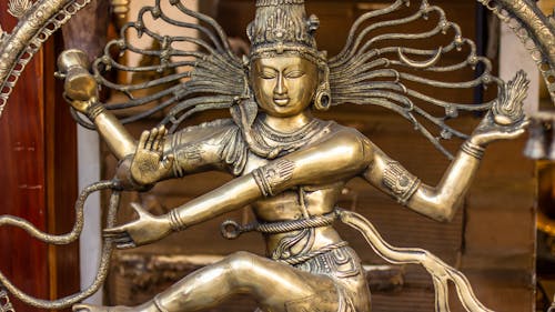 Free Gold Siva Statue Stock Photo