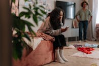 Free stock photo of adult, afro hair, apartment