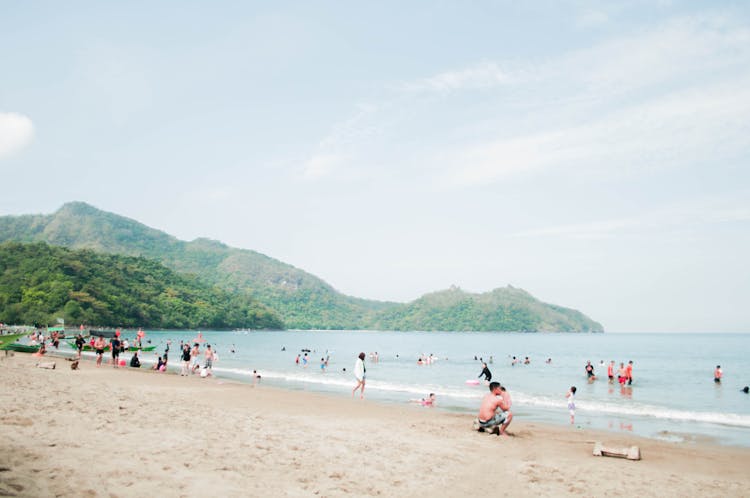 People On Beach