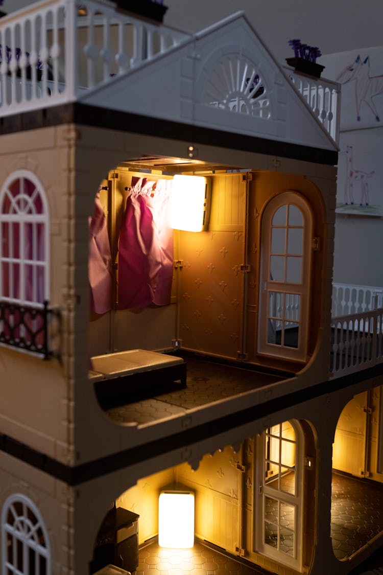 Close-up Of A Dollhouse