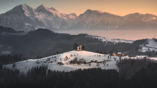 Imagine de stoc gratuită din apus, biserică, clădiri