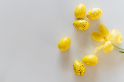 Yellow Eggs and a Flower