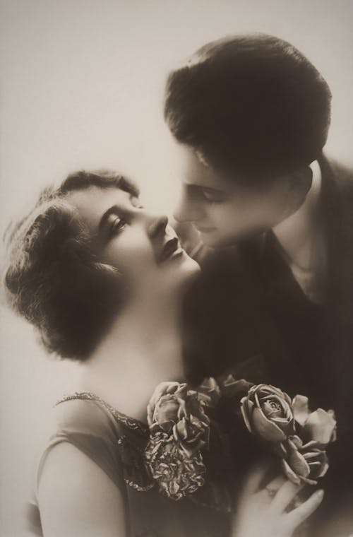 Free Vintage Photo Of A Romantic Couple Stock Photo